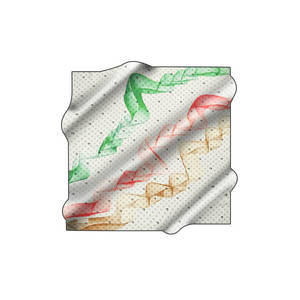 Pañuelo de sarga Pierre Cardin 90x90 - Pañuelo colorido para la cabeza y el cuello - Product Image 1