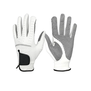 OEM Flamingo Print Sheepskin Guantes de golf Mujeres Hombres Niños Gran calidad Poliéster Guantes deportivos Cierre ajustable Logotipo personalizado - Product Image 3