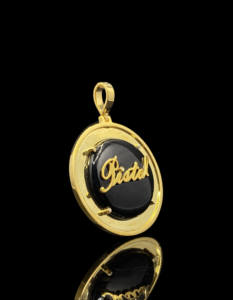 Pendentif en acier inoxydable personnalisé en gros, hip hop, diamant CZ glacé - Product Image 1