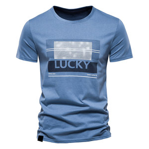 Camiseta de Algodón 100%, Lisa, para Sublimación, con Logotipo Personalizado, Secado Rápido, Transpirable, Informal para Hombre - Product Image 1