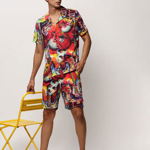 High Street Low Price Trendy Outfit <b>Men's</b> <b>T</b>-<b>shirt</b> & <b>Shorts</b> <b>Set</b> OEM/ODM Service New <b>Design</b> Casual Wear <b>Men's</b> <b>T</b>-<b>shirt</b> & <b>Shorts</b> <b>Set</b> - Product Image 5