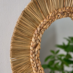 กระจกทรงกลมพร้อมกรอบแจกันแขวนผนังตกแต่งบ้านอุปกรณ์ตกแต่งบ้านที่สวยงามมากขายส่ง - Product Image 5