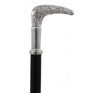 ไม้เท้าพับได้ทำจากไม้ทะเลทำด้วยมือมือจับทองเหลืองตกแต่งส่วนบุคคลด้ามจับ EVA สำหรับการเดินป่าสำหรับผู้สูงอายุ - Product Image 3