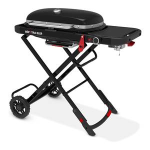 Barbecue pliable au GPL Traveler Black 1501745 avec grill et four pour le camping - Product Image 1