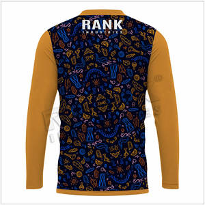 Camisetas de manga larga estampadas para hombre, perfectas para todas las estaciones, estilo casual, corte holgado, 100% algodón. - Product Image 3