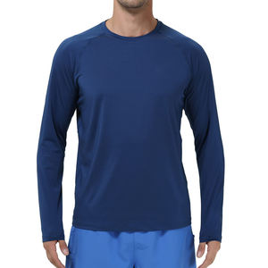 Camiseta atlética para hombre: ligera y transpirable; Diseño de cuello redondo con tela de secado rápido para correr, gimnasio o viajar - Product Image 1