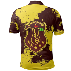 เสื้อโปโลปักลาย1963 iota phi theta สำหรับผู้ชายสมาคมสตรีสไตล์กรีก Ivy League - Product Image 2
