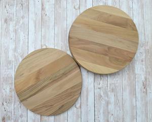 Tabla de cortar de madera de acacia cuadrada grande personalizada Uso de utensilios de cocina-Opción al por mayor - Product Image 2