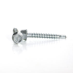Hex Washer Head Self Drilling <b>Screw</b> / Galvanized Self <b>Tapping</b> <b>Screw</b> Carbon Steel Inch Coarse Thread High Quality - Product Image 1