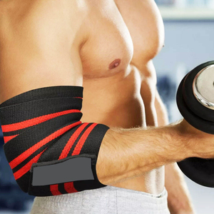 Entraînement Gym Accessoires Coude Protéger Powerlifting Coude Bandage Élastique Compression Haltérophilie Formation Coude Wrap - Product Image 5