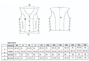 เสื้อกั๊กหนังสีดำสำหรับผู้ชายเสื้อกั๊กหนังแขนกุดระบายอากาศได้มีซิปด้านหน้า - Product Image 6