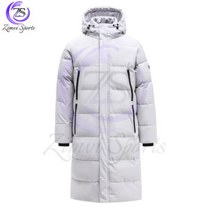 <b>Long</b>-Sleeve Water-Resistant Streetwear Fashion Outerwear Custom Printing Oem ODM Service Winter Puffer Jacket <b>Coat</b> For <b>Men</b> - Product Image 2
