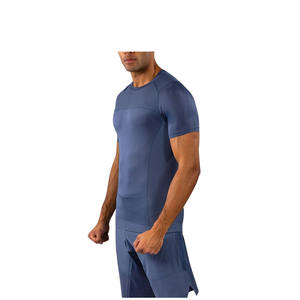 Camiseta Deportiva de Manga Larga para Hombre, Compresión, Transpirable, Ecológica, Anti-UV, Secado Rápido, 220g, con Logotipo Personalizado, Capa Base para Gimnasio - Product Image 3