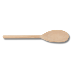 Cuchara Sueca de Madera de Haya de 25 cm, Lijada, Sin Acabado, para Cocina, Venta al por Mayor, Grabado de Logotipo Personalizado - Product Image 1