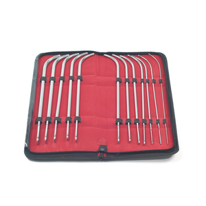 Juego de dilatador Hegar uterino de acero inoxidable de la mejor calidad, dilatador Vaginal de doble extremo ISO13485, juego de 8 piezas de seguridad, instrumento médico - Product Image 2