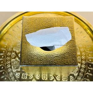 Porte-papier toilette durable de style post-moderne avec fil de fer doré, porte-serviettes et mouchoirs pour l'organisation - Product Image 6