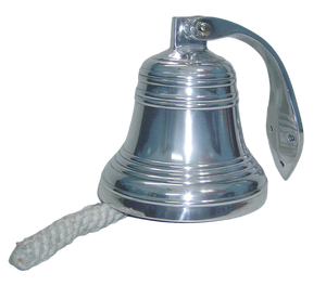 Campana de Pared de Estilo Náutico Pulida y Brillante, Cuerda Blanca para Colgar, Artesanía de Metal, Campanas Decorativas, Artículos para Eventos Festivos, Decoración del Hogar - Product Image 4