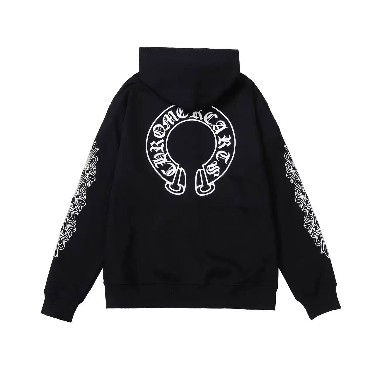 Custom Chrome Hearts Zipper Hooded Sweatshirt for Men OEM