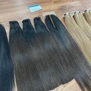 New trending color bone straight weft hair vietnamese human hair vendors virgin hair no shedding no <b>tangles</b> - Product Image 5