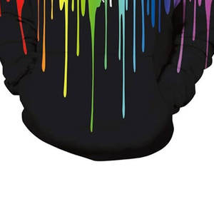 เสื้อมีฮู้ดของผู้ชายทันสมัยพิมพ์ลาย3D สีทึบไซส์ตามสั่งเสื้อผ้าฤดูหนาวแบบถัก - Product Image 4