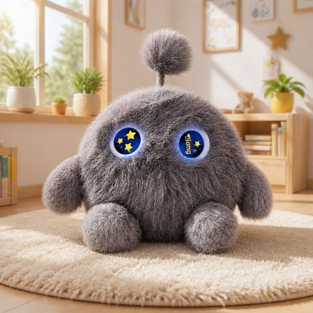 AI Intelligent Musical Electronic Pet | Smart Voice Dialogue Learning Companion | Interactive Plush Robot Toy for Kids