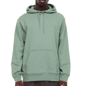 Sudadera con Capucha de Forro Polar Grueso y Cálido para Hombre, Suave, Holgada, con Logotipo Personalizado, Suministro de Fábrica OEM, Sudaderas Lisas - Product Image 1