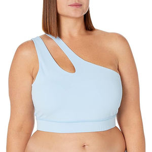 Haute Qualité Une Épaule Crop Sport Soutien-Gorge Personnalisé OEM Gym Fitness Porter Vente Chaude Yoga Porter Plus La Taille Disponible-Vente En Gros - Product Image 4