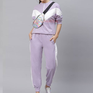 High Quality Plus Size Lightweight Cotton <b>Women's</b> Tracksuits Solid Autumn Casual Sets Breathable Customizable Logo & Design - Product Image 3