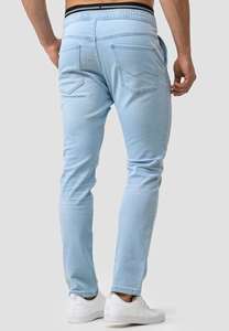 Embroidered <b>Jeans</b> Men's Ripped <b>Elastic</b> Slim Legs Men Denim <b>Jeans</b> Casual Distressed Streetwear Washed <b>Jeans</b> - Product Image 5