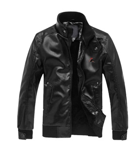 Spring Autumn and Winter New <b>Mens</b> Coats <b>Slim</b> <b>Fit</b> Motorcycle <b>Mens</b> Leather <b>Jacket</b> Fashion - Product Image 1