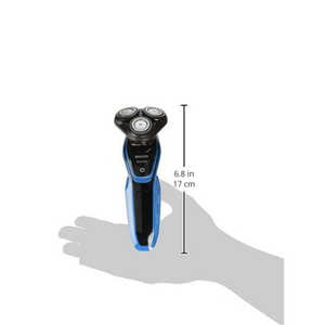 Rasoir électrique rotatif sans fil pour homme, étanche IPX7, avec tondeuse, double lame, lavable, interface en allemand - Product Image 1