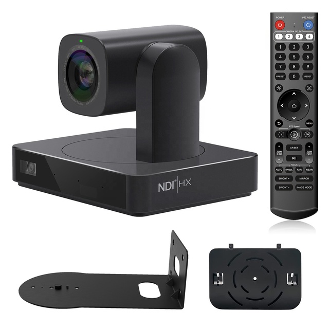 4K UHD Auto Tracking Video Conference Camera Live Stream 20X Zoom Speaker Tracking PTZ Camera for Live Broadcasting and Meeting