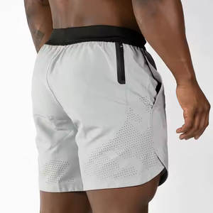 กางเกงขาสั้นรัดรูปสไตล์ลำลองสำหรับผู้ชายและผู้หญิงลายดาวสไตล์สตรีทใหม่ผ้าสแปนเด็กซ์/ โพลีเอสเตอร์บางธรรมดาคุณภาพสูง - Product Image 2