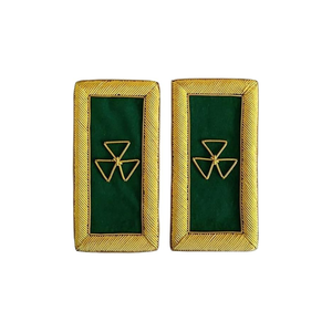 NUEVAS Hombreras de Alambre Dorado con Flecos, Epaulettes para Uniformes de Banda de Marcha - Product Image 2