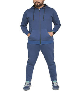 Sweat à capuche zippé pour homme, personnalisable avec logo OEM, 100 % coton, idéal pour l'hiver, les sports de plein air, la course, le fitness, décontracté, uni, respirant et séchage rapide - Product Image 4