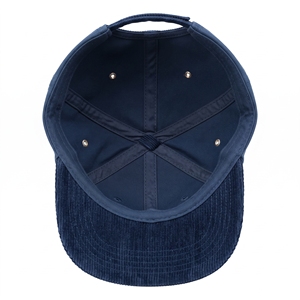 Casquette de baseball 6 panneaux personnalisée avec logo, visière en velours côtelé, lettres brodées, unisexe, ajustée, pour adulte, décontractée, vintage, respirante - Product Image 4