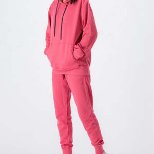 Conjunto Deportivo de Invierno para Mujer, Pantalones Deportivos y Sudadera con Capucha de Felpa, Conjuntos Deportivos Personalizados Unisex - Product Image 3