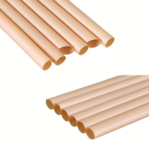 Paille de canne à sucre biodégradable compostable canne à sucre bagasse pailles à boire jetables pour les fêtes - Product Image 1