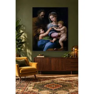 Impression sur toile Fida Raphael Madonna of the Rose - Product Image 1