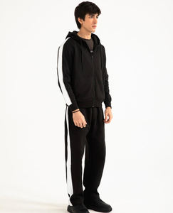 Sweat-shirts et pantalons de survêtement unisexes 100% coton, style ample pour la mode streetwear, conception de logo personnalisé, service OEM - Product Image 1