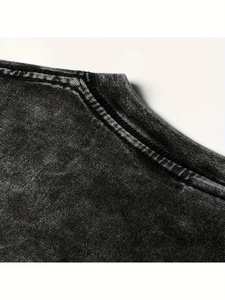 Fabricant direct 100% coton T-shirts pour hommes de qualité supérieure et durables pour une utilisation en extérieur Poids du tissu de 260 grammes - Product Image 3