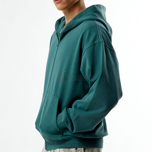 เสื้อฮู้ดทรงโอเวอร์ไซส์แบบ500GSM ผ้าคอตตอนผ้าขนแปรงเทอร์รี่ผ้าเกล็ดปลา - Product Image 5