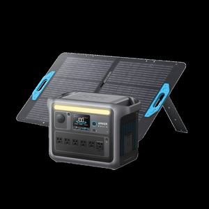 Anker SOLIX C1000 Portable Power Station 100W Solar Panel Lithium Ion Battery MPPT Controller Flashlight Jump Starter RV Port - Product Image 5