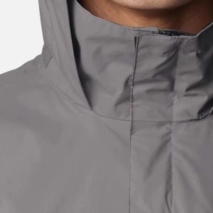 เสื้อโค้ทกันฝนสะท้อนแสงสำหรับผู้ชายเสื้อกันฝนกันน้ำรถจักรยานยนต์กันน้ำและกันลมเสื้อคลุมกันฝนสีเทา - Product Image 5