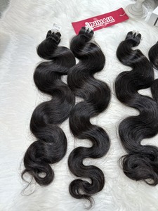 Extensiones de Cabello Humano con Ondas Corporales, 100% Cabello Virgen Vietnamita Sin Procesar, Precio al por Mayor - Product Image 3
