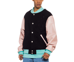 Chaqueta de béisbol vintage 2025 invierno bordado personalizado Letterman hombres Varsity chaqueta para hombre - Product Image 3