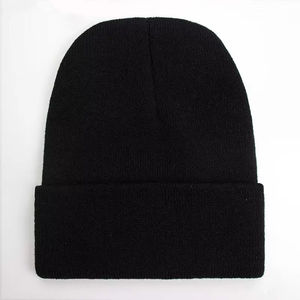 Beanies Unisex Solid Autumn Winter Beanie Soft Warm Knitted SkullCap Hats <b>Caps</b> 24 Colors Wool Blends Beanies Men <b>Women</b> Beach - Product Image 2