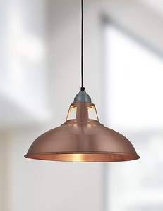 Lampe suspendue en cuivre au design classique pour les espaces intérieurs formels, alliant forme intemporelle et finition métallique riche - Product Image 6
