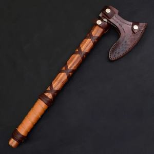 Tomahawk Jexmoo Personalizado de 19.5 Pulgadas, Acero D2, Mango de Madera de Palisandro con Funda de Cuero, Regalo para Exteriores, Hecho a Mano, Grado Industrial - Product Image 2