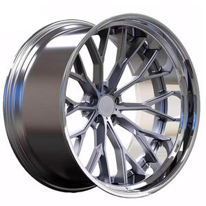 Jantes en alliage d'aluminium forgé sur mesure, argentées, multi-branches, pour M3 M4 E90, 99 % d'aluminium, modèle 7588 - Product Image 1